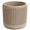 Smoke Beige, variant on DBOZE Modern Ribbed Planter with Drainage Tray, Indoor Plant Pot for Succulents, Herbs & Houseplants, Minimalist Decorative Flower Pot for Home Office Living Room Decor,Sage Green