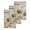 Gray, variant on Spring Tulips Flower Kitchen Dish Towels for Drying Dishes Set of 4, Vintage Floral Barn Doors Rustic Beige Waffle Weave Microfiber Hand Tea Bathroom Towels Quick Dry & Absorbent Towel 15.7x23.6
