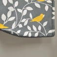 thumbnail image 3 of Home Soft Things Canary Microplush Valance - 1 Pc - Grey/Lemon - 60"x19", 3 of 5