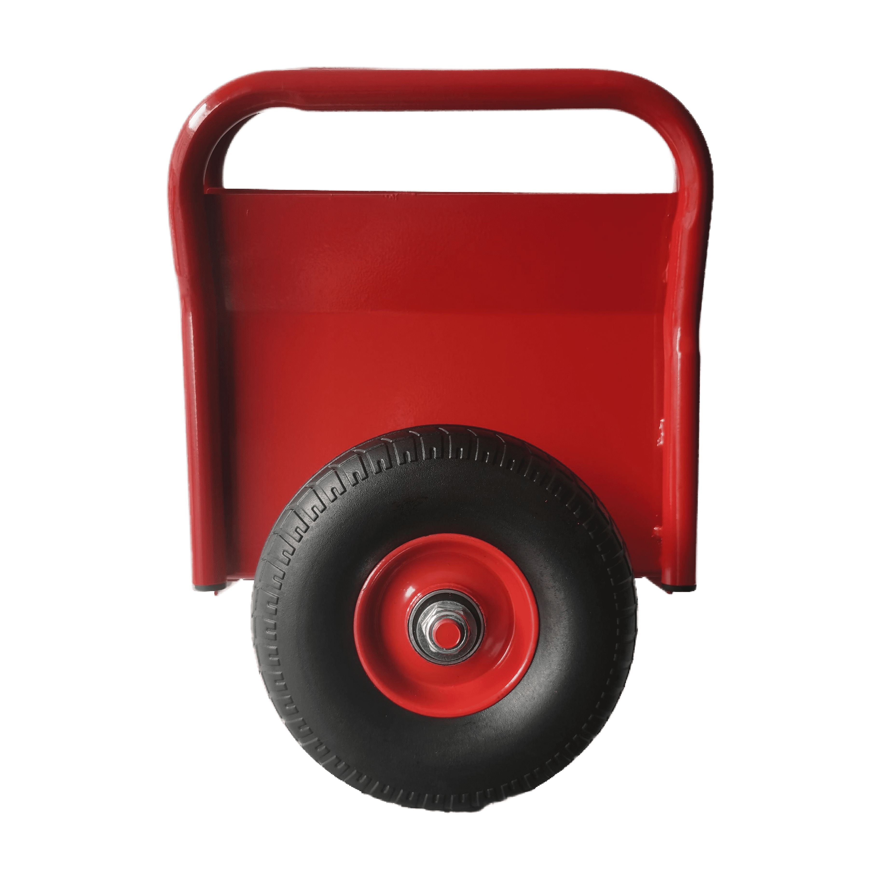 Olurrisa 1000 LB Capacity Panel Dolly with Auto-Clamp Design, Red Slab Cart with 10" Flat-Free Tires, All-Terrain Movement for Heavy Drywall and Construction Materials