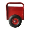 thumbnail image 6 of Olurrisa 1000 LB Capacity Panel Dolly with Auto-Clamp Design, Red Slab Cart with 10" Flat-Free Tires, All-Terrain Movement for Heavy Drywall and Construction Materials, 6 of 13