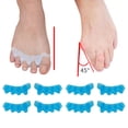 thumbnail image 1 of Replacement Parts Valve Lapping Tool Sebs 4 Pairs Toe Separator Gel 2 Toe Seperater Bunion Relief Orthotics Tool, 1 of 8