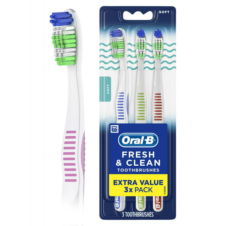 Oral-B Fresh & Clean Toothbrush, Soft, Extra Value 6x Pack - 6 toothbrushes