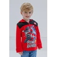 thumbnail image 2 of Power Rangers Toddler Boys Fleece Half Zip Pullover Hoodie Toddler to Big Kid, 2 of 5