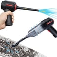 thumbnail image 1 of Aspiradora de computadora en 1, soplador de aire comprimido, aspiradora de mano inalámbrica, kit de limpieza de teclado, lata de aire pulverizadora eléctrica para PC (hy), 1 of 5