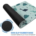 thumbnail image 6 of Long Mouse Pads for Desk,Light Blue Dinosaurs Geometric Pattern Desk Mats on Top Of Desks, Desk Mouse Pad Extra Large with 3mm Non-Slip Base and Stitched Edge for Gaming,Office,Work,Home 31.5"x15.7", 6 of 6