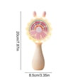 thumbnail image 4 of ICQOVD Personal Cooling Fan Rabbit Shape Handheld Led Fan Usb Three Speed Adjustable Angle Misting Cooling Fan, 4 of 6
