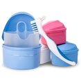 thumbnail image 4 of Denture Box Portable Denture Bath Case with Rinsing Basket Holder & Brush, 4 of 10