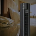 thumbnail image 5 of Lasko 48" 3-Speed Oscillating Tower Fan with Remote, Nighttime Setting, T48312, Black, 5 of 9