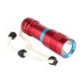 thumbnail image 1 of Soidarity Linterna de buceo Lámpara subacuática recargable a prueba de agua Lámpara de linterna para deportes al aire libre Camping Senderismo Estufas de camping anillo azul rojo Soidarity OD029552-02, 1 of 6