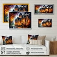 thumbnail image 4 of Designart Chateau Frontenac In Winter III Canvas Wall Art, 4 of 5