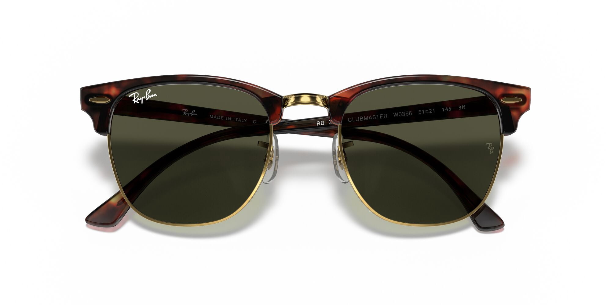 Ray-Ban Clubmaster Classic Sunglasses, RB3016 Series Number 901/58