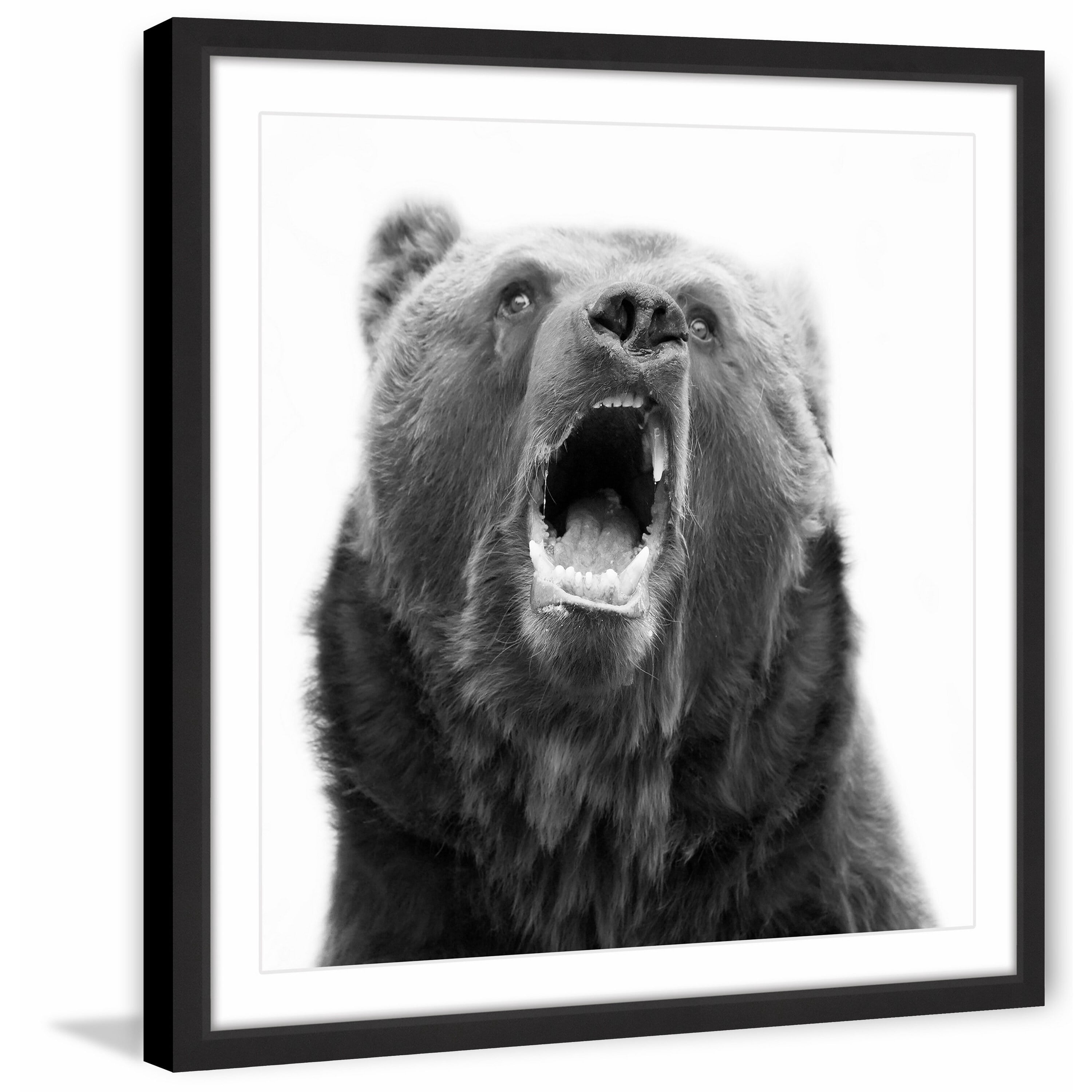 "Hear Me Roar" Framed Painting Print