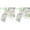 White, variant on VMWMSSR 2 Pack Semi Sheer Curtain Floral Lace Window Panel Lightweight Rod Pocket Lace Curtain For Kitchen Bathroom Decor(White-29.52"X23.62")