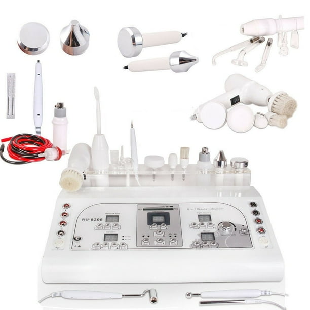 Equipo Facial 8 en 1 Dreamy Skin Rejuvenecimiento Ultrasónico Galvánico Alta Frecuencia Portátil