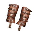 thumbnail image 4 of Botas Steampunk cubre tops protectores de piernas para viajes accesorios para fotos de disfraces de Halloween Amarillo marron, 4 of 8