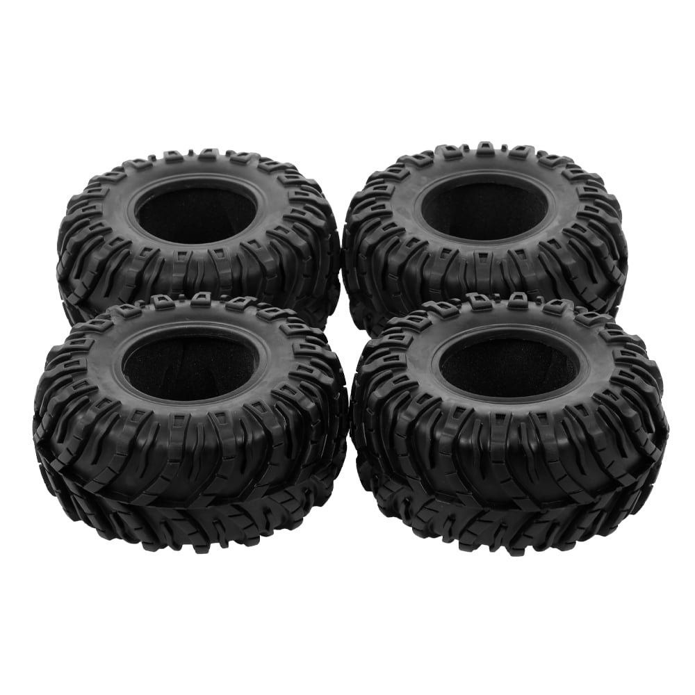 2pcs RC 2.2'' Crawler Tires 125mm FIt RC4WD Gmade Axial Crawler Truck 2.2 Wheels 