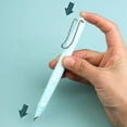 thumbnail image 2 of Nouveau Stylo Plume Rétractable, Stylo d'Écriture à Encre Rechargeable à Pression, 2 of 7