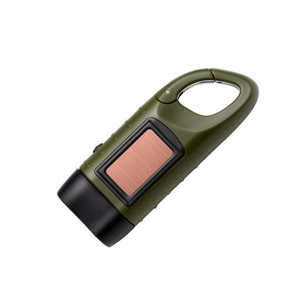 Toystoory Linterna con manivela de mano con energía Solar, lámpara de luz LED de emergencia recargable, linterna de supervivencia para acampar al aire Iluminación y accesorios Toystoory HA039293-00