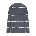 thumbnail image 3 of ZUKMRJPC Women's Plus Size Striped T-Shirts Long Sleeve V-Neck Casual Loose Fit Pullover Tops Fall Fashion Soft Comfy Basic Tee Shirts, 3 of 6