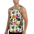 thumbnail image 2 of Yiaed Collage of pretty dogs Print Mens Compression Shirt Slimming Body Shaper Vest Workout Tank Tops Abs Abdomen Undershirts-Small, 2 of 7
