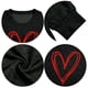 thumbnail image 5 of Sudadera KVADN de manga larga con estampado de corazones de San Valentín para mujer, 5 of 6
