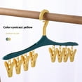 thumbnail image 5 of Clothes Hangers Short Neck Hanger Non Slip Thickened Clothes Hanger Household Storage Rack Plastic Hanger Creates The Hanger Space Saving Wardrobe Hanger, 5 of 5