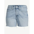 thumbnail image 4 of Free Assembly Women's 90's Cut Off Denim Shorts, 4 of 5