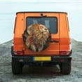 thumbnail image 4 of Haiem Spare Tire Cover , Wheel Cover with Majestic Cosmic Lion printed, Camper Spare Tire Cover Fit for Jeep Wrangler Rv SUV Truck Travel Trailer-16 inch, 4 of 8