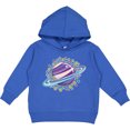 thumbnail image 2 of Inktastic Planet Saturn with Stars Toddler Hoodie, 2 of 4