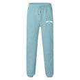 thumbnail image 4 of oqasdz Mens Pants Elastic Waist Fall Winter High Street Fashion Leisure Loose Sports Outdoor Running Sweat Pants Casual Comfort Soft Outwear, 4 of 4