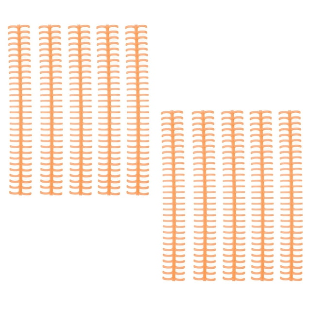 Épines de Liaison, Peignes de Liaison Résistants à la Rouille 1/2 Po pour Feuilles en Vrac Orange