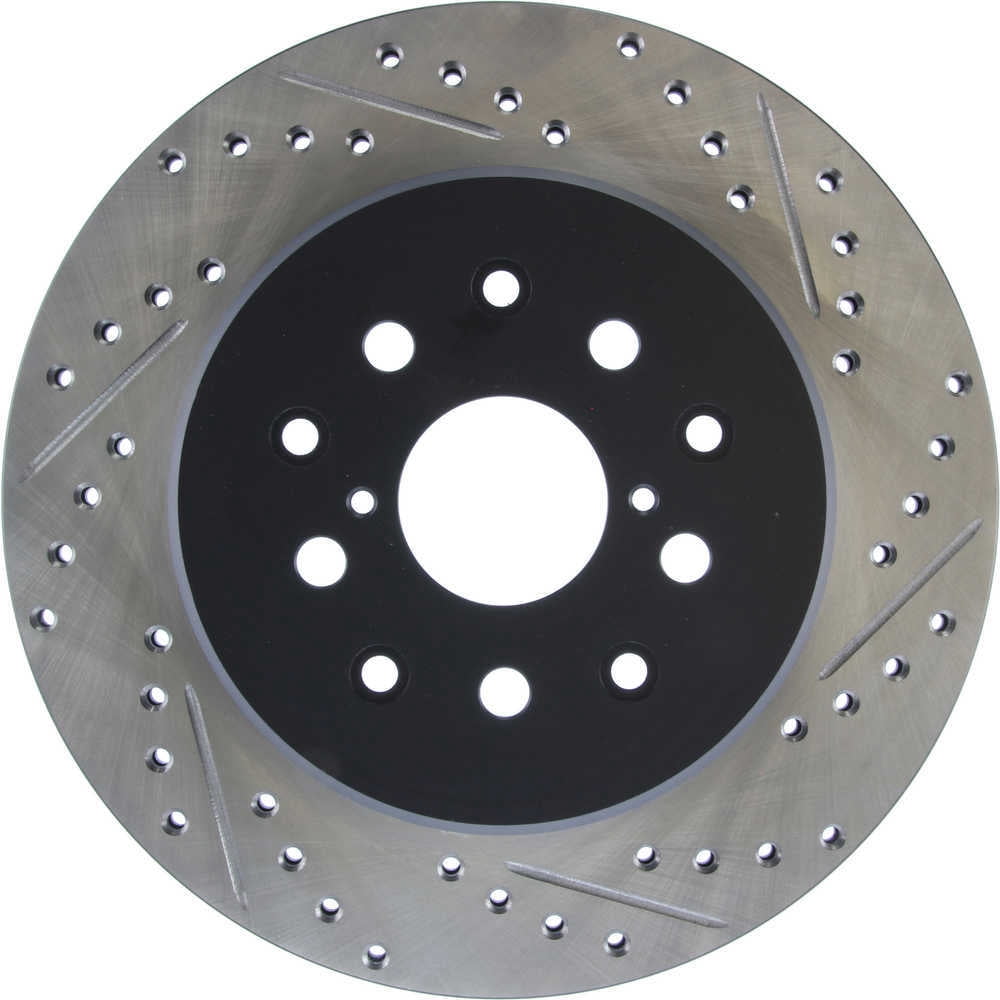 StopTech 5/93-98 Toyota Supra Left Rear Slotted & Drilled Rotor Fits select: 1994-1996 TOYOTA SUPRA SPORT ROOF, 1997 TOYOTA SUPRA SPORT ROOF LIMITED