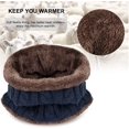 thumbnail image 4 of Bonnet d'Hiver Ensemble Foulard Bonnet Ski Neige Chaud Tricoté Crâne, 4 of 7