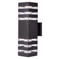 thumbnail image 2 of Moderno Impermeable Arriba Abajo Aluminio Cuboide Led Lámparas De Pared Doble Cabeza Lámpara De Pared Exterior E27 Enchufe Ac 85-240V Para Patio Jardín Porche Corredor Moyic HA024335-03, 2 of 6