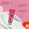 thumbnail image 3 of Strawberry Flavored Children's Toothpaste - Kids Toothpaste for Cleaning Teeth, Removing Yellow Stains & Plaque, Safe for Kids, Fluoride-Free - Children's Daily Oral Care, 3 of 9