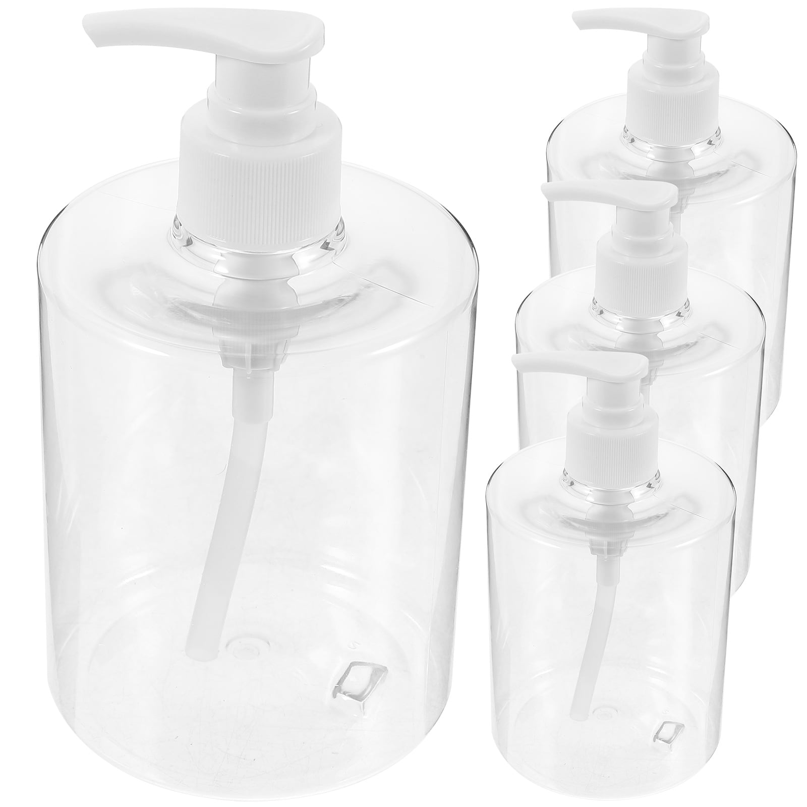 MLINS 16 pcs  Soap Dispensers Refillable Pump Bottles Liquid Soap Dispensers Empty Shampoo Bottles(500ml)
