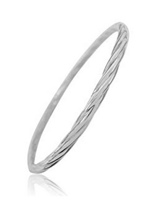 Sterling Silver Hook Bangle Bracelet – i925Jewelry