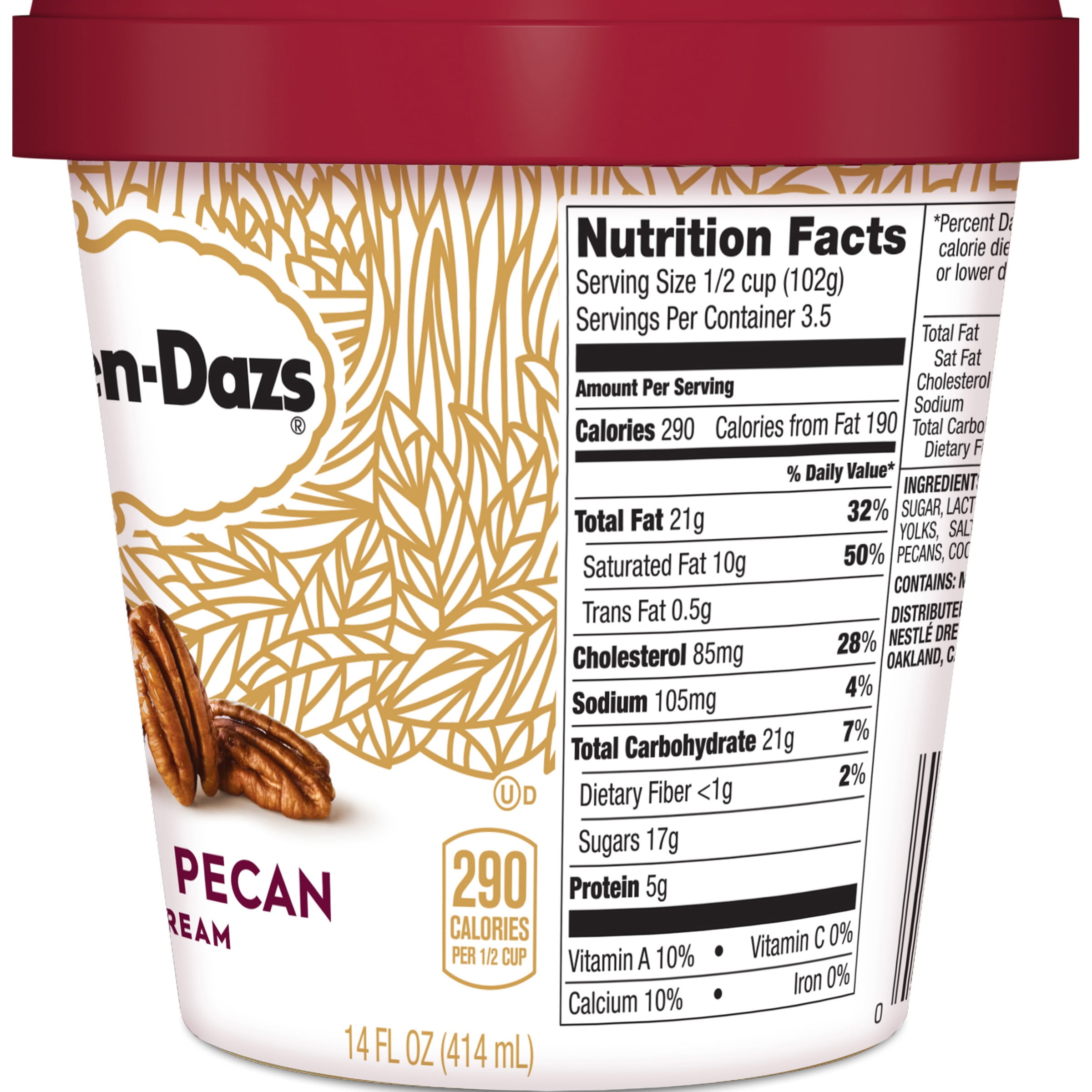Haagen Daz Butter Pecan Ice Cream Nutrition Nutrition Pics