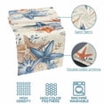 thumbnail image 5 of Eucalyptus Leaves Starfish Bed Runner for Twin Size Bed, Shells Plants Summer Ocean Retro Soft Bedding Scarf Bedding Protector Slipcover Sofa Throw for Bedroom Hotel Guesthouse, 5 of 8