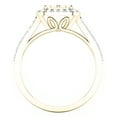 thumbnail image 3 of Dazzlingrock Collection 0.95 Carat (ctw) 10K Round White Diamond Ladies Split Shank Engagement Ring 1 CT, Yellow Gold, Size 5.5, 3 of 5