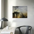 thumbnail image 3 of JEUXUS Wall Poster Rain Steam and Speed Art Poster Modern Oil Painting Art Wall Decoration Mural Canvas Painting Wall Art Poster for Bedroom Living Room Decor Frame-Style, 3 of 4