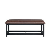 Abrielle Pillow Top Bench Chestnut