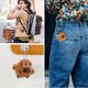 thumbnail image 3 of Cute AirPods Pro Case with Bear Keychain 6in1 Accessories, 3D Cartoon Biscuit Bear Skin Fashion Cool Fully Protected Shockproof Silicone Cover with Ai, 3 of 4