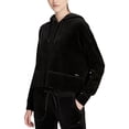 thumbnail image 1 of Calvin Klein Performance Womens Velour Cropped Sweatshirt, 1 of 2