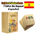 thumbnail image 1 of Cartas de Pokémon de lámina dorada, tarjetas VMAX GX, inglés, francés, alemán, español, Charizard, Pikachu, Arceus, regalo, 27-110 piezas, 1 of 6