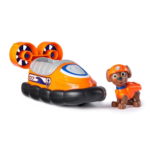 PAW Patrol Hovercraft Vehicle with Collectible Zuma Figure, Sustainably Minded Toys for Kids Ages 3