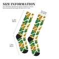 thumbnail image 2 of Lsque Corn 8 Pattern Sport Compression Socks for Men & Women 15-20 mmHg Knee High Nurse Pregnant Running Medical and Travel Athletic, 2 of 6