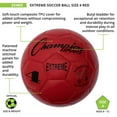 thumbnail image 2 of Ballon de Soccer Taille 4 Composite Rouge, 2 of 4