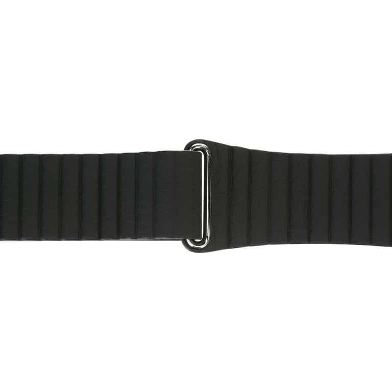 Black Leather Apple Watch Band Stars Strap Unisex Bracelet 